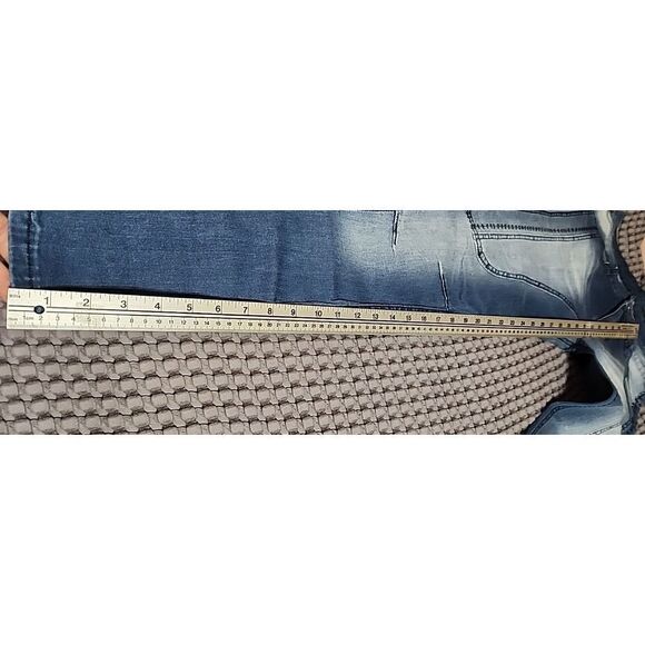 Jeans Wear Jeggings Large Womens Distressed Button Zipper - Picture 8 of 16